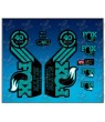 Sticker decal FORK FOX 40 ELITE SERIES AM68