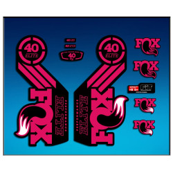 Sticker decal FORK FOX 40 ELITE SERIES AM68