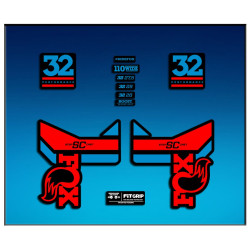 Sticker decal FORK FOX 32 SC PERFORMANCE 2017 AM83 