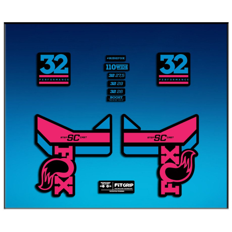 Sticker decal FORK FOX 32 SC PERFORMANCE 2017 AM83 
