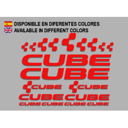 Sticker decal bike set CUBE