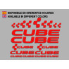 Sticker decal bike set CUBE