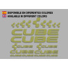 Sticker decal bike set CUBE