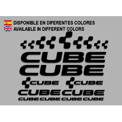 Sticker decal bike set CUBE