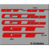 Sticker decal bike GT