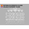 Sticker decal aufkleber adesivi bike set HARO 