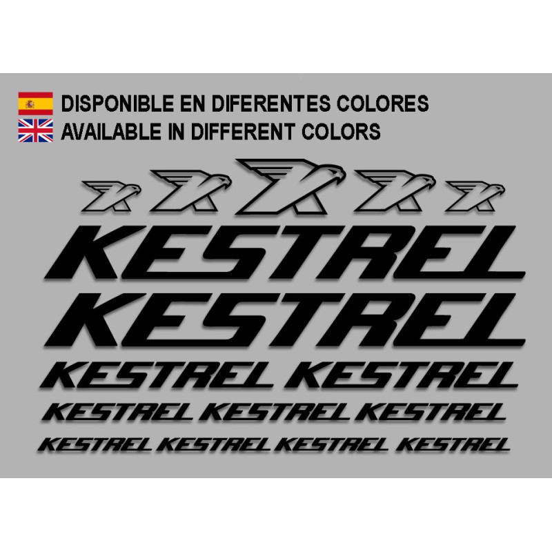 Sticker decal bike KESTREL