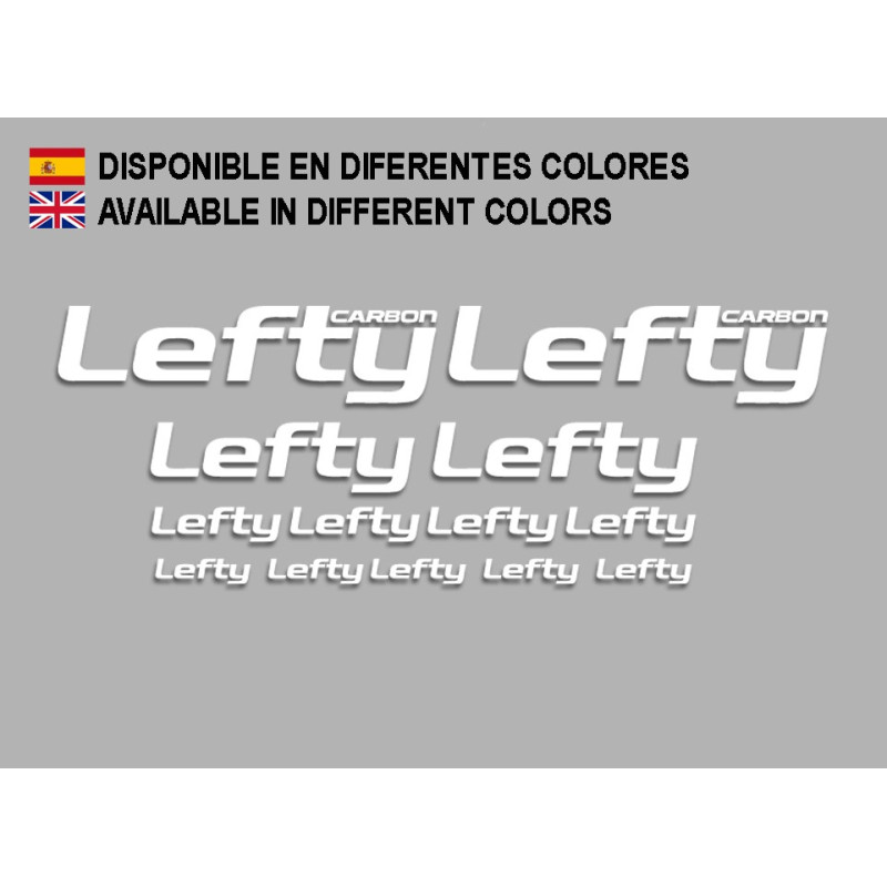 Sticker decal bike Lefty Carbon
