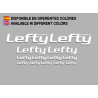 Sticker decal bike Lefty Carbon