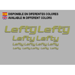 Sticker decal bike Lefty Carbon