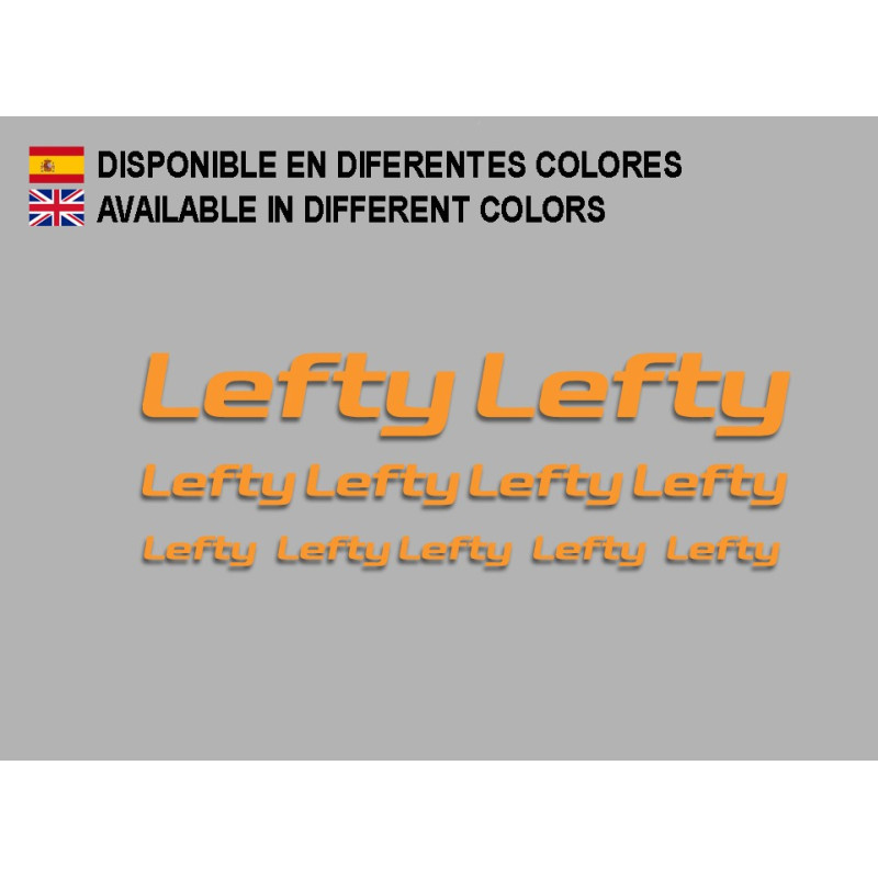 Sticker decal bike Lefty 