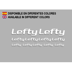 Sticker decal bike Lefty 