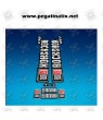 Sticker decal FORK ROCK SHOX RS1 MTB 2018 DECALS AM134 