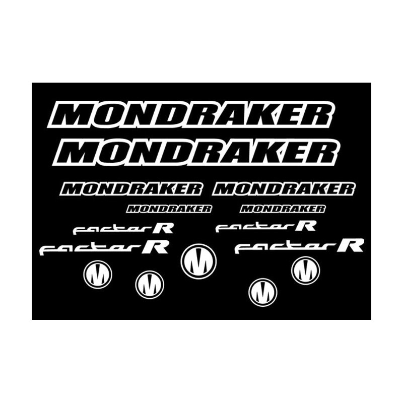STICKER DECAL MONDRAKER FACTOR R AM11 
