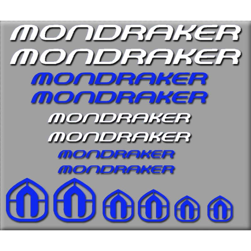 STICKER DECALS BIKE MONDRAKER SET 