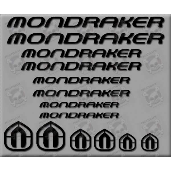 Mondraker Fahrrad MTB Aufkleber Sticker Set 