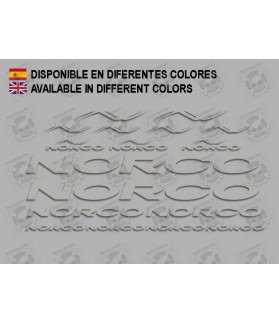 STICKER DECAL SET CYCLE NORCO