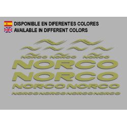 STICKER DECAL SET CYCLE NORCO