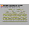 STICKER DECAL SET CYCLE NORCO