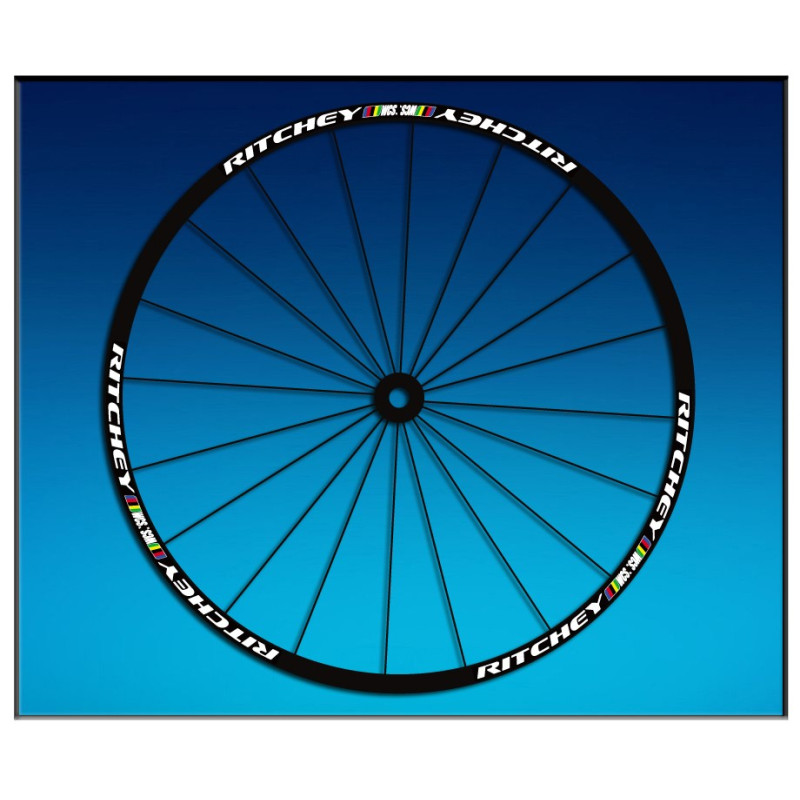 STICKER DECALS BIKE WHEEL RIMS RITCHEY