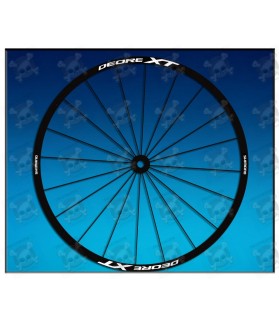 Sticker decal bike wheel rims SHIMANO DEORE XT (Produto compatível)