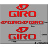 STICKER DECALS BIKE GIRO