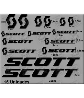Sticker decal bike SCOTT