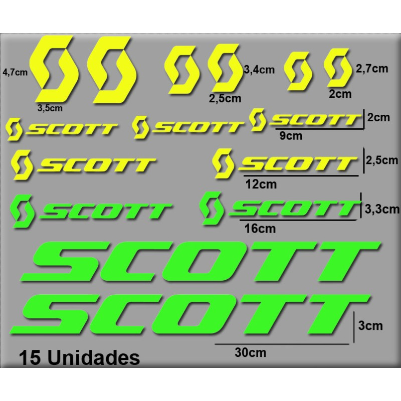 Sticker decal bike SCOTT