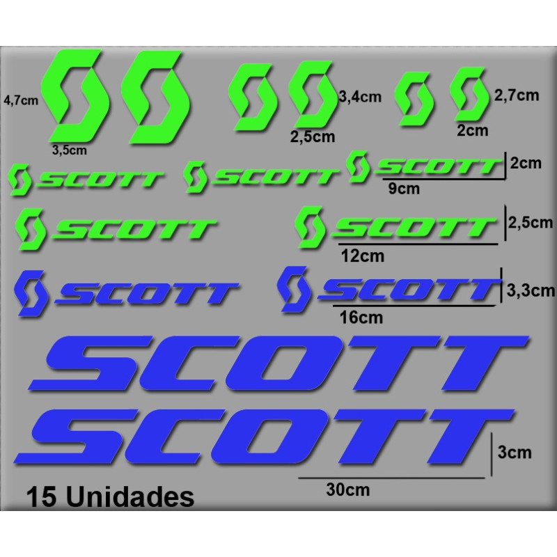 Sticker decal bike SCOTT