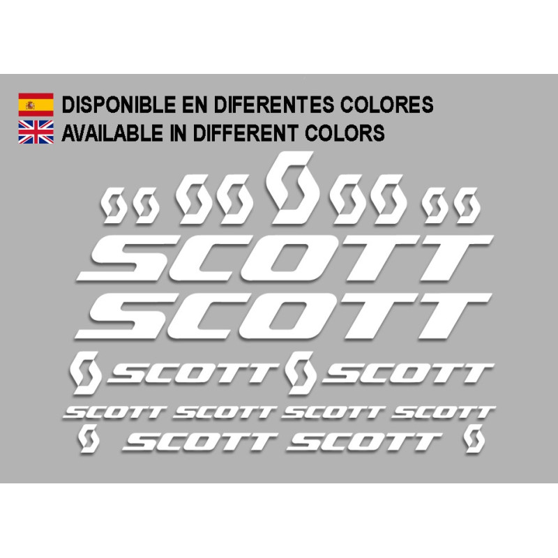 Sticker decal bike SCOTT