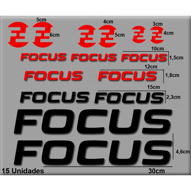 STICKER DECALS BIKE FOCUS