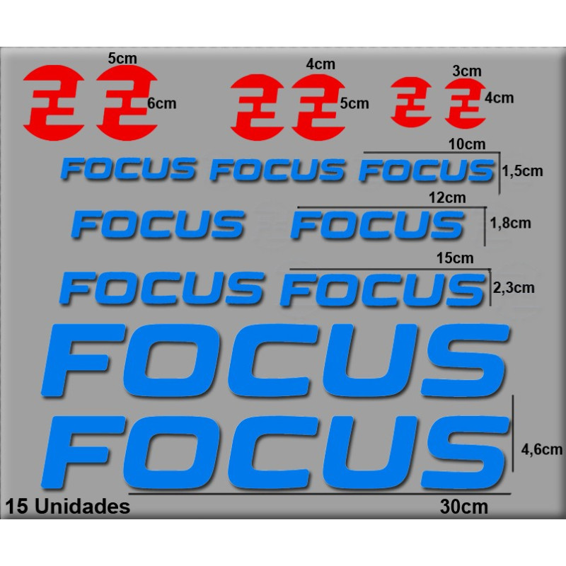 STICKER DECALS BIKE FOCUS