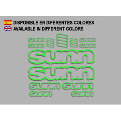 STICKER DECALS BIKE SUNN SET 