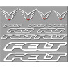 STICKER DECALS BIKE FELT