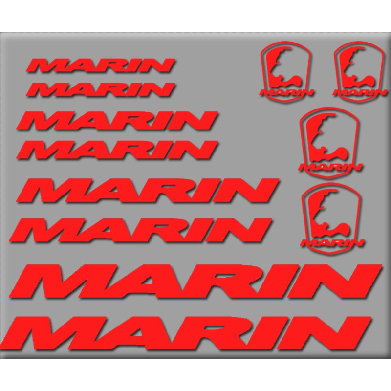 STICKER DECALS BIKE MARIN