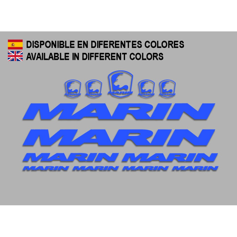 STICKER DECALS BIKE MARIN