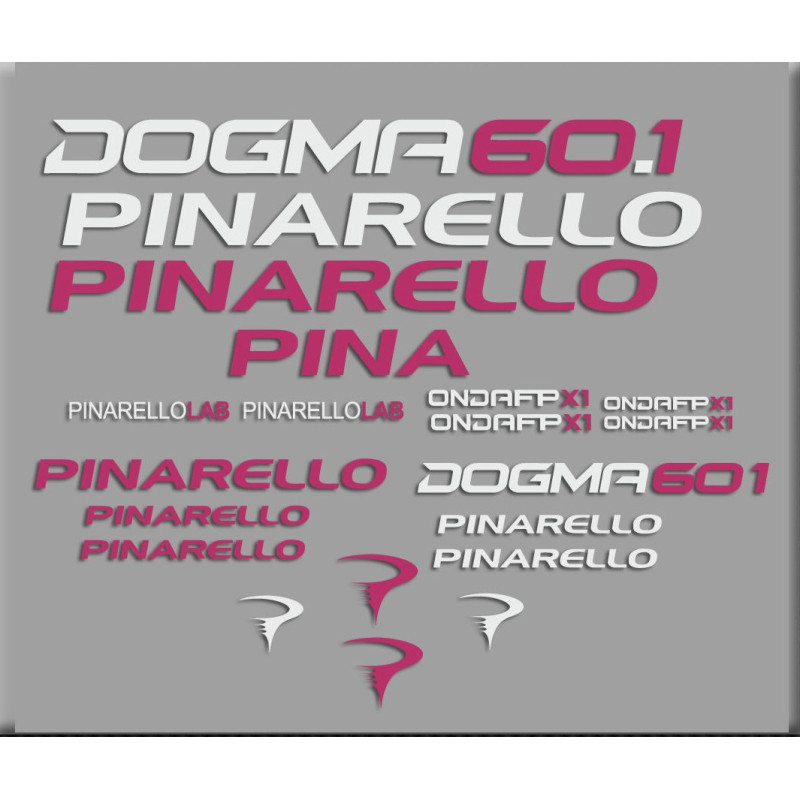 Stickers decals bike PINARELLO DOGMA 60.1