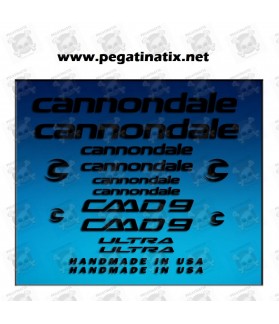 STICKER DECALS BIKE CANNONDALE CADD 9 AM27 (Compatible Product)