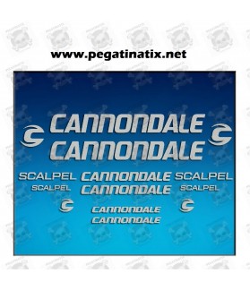 STICKER DECALS BIKE CANNONDALE SCALPEL AM26 (Compatible Product)