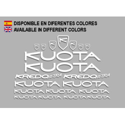 Sticker decal bike KUOTA KREDO ULTRA