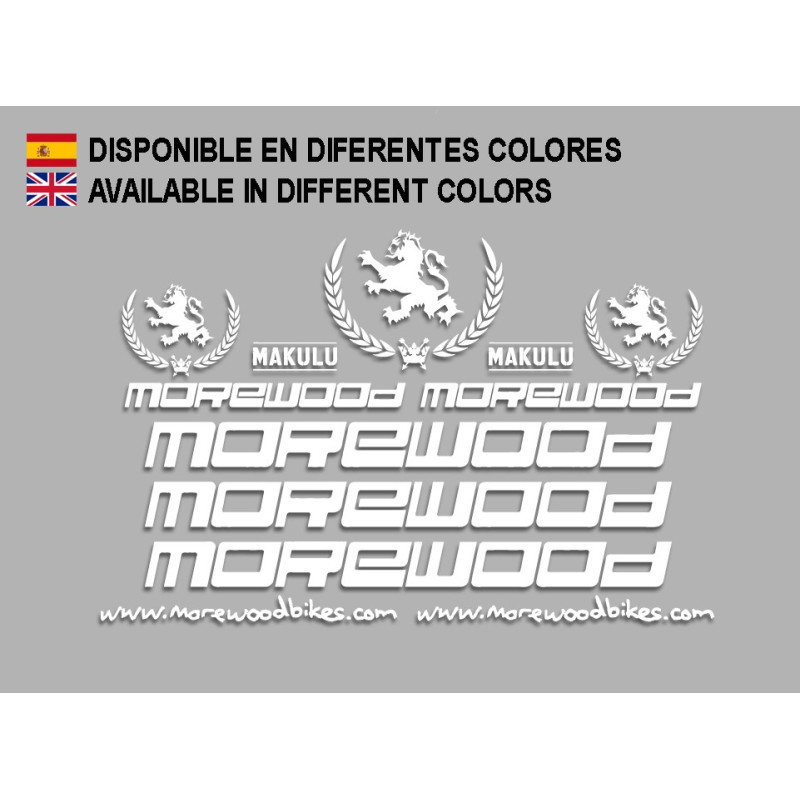 Sticker decal bike MOREWOOD MAKULU 