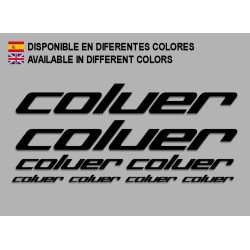 Sticker decal bike COLUER