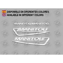 Stickers decals bike MANITOU F215