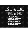 Stickers decals bike GIANT TCR AM21