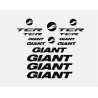 Stickers decals bike GIANT TCR AM21