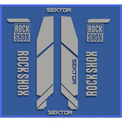 Sticker decal FORK ROCK SHOX SEKTOR