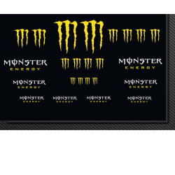Sticker decal MONSTER ENERGY