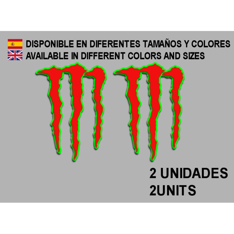 Sticker decal MONSTER ENERGY