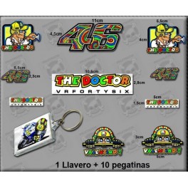 Stickers decals VALENTINO ROSSI THE DOCTOR 