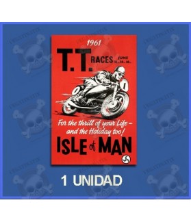 Stickers decals Motorcycle ISLE OF MAN (Prodotto compatibile)